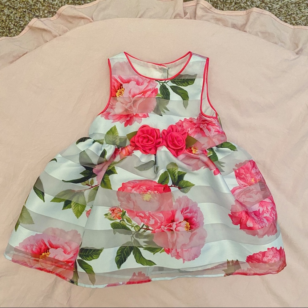 floral baby dress
